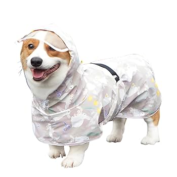 Amazon | 犬 レインコート 中型犬 犬レインコート 着せやすい